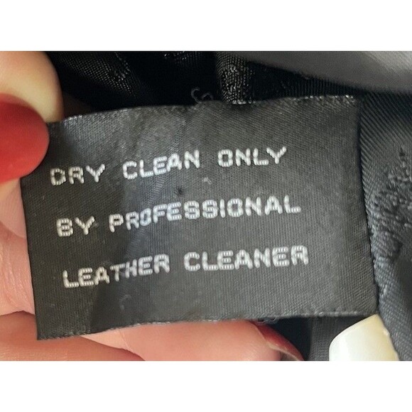 Vintage Jones New York Leather Jacket/Blazer Womens XL Black Retro Classic - Picture 6 of 13